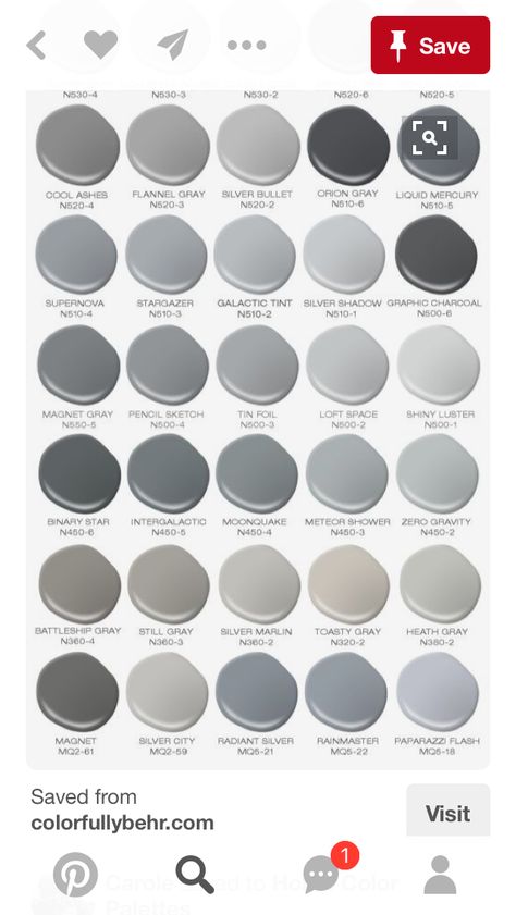 Shiny luster and tin foil Orion Grey Behr Paint, Dark Gray Behr Paint Colors, Behr Gray, Dark Gray Paint Colors, Perfect Grey Paint Color, Perfect Grey Paint, Gray Paint, Grey Paint, Grey Paint Colors