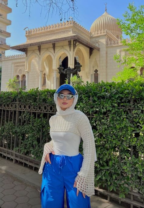 Crochet Top Hijabi Outfit, Hijabi Crop Top Outfit, Crop Top Hijab Outfits, Modest Crop Top Outfits, Crochet Crop Top Outfit, 100 Affirmations, Glow Up Guide, Modest Outfits Muslim, Aliexpress Finds