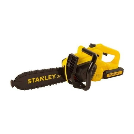 Our Stanley Jr. Chainsaw toy is the perfect pretend play power tool, and is ideal for both boys and girls. Your future lumberjacks will enjoy hours of backyard fun with this battery-operated power tool toy. Size: 17.72 x 9.06 x 6.3.  Color: Yellow. Lumberjack, All Toys, Backyard Fun, Chainsaw, Pretend Play, Boy Or Girl, Yellow, Toys