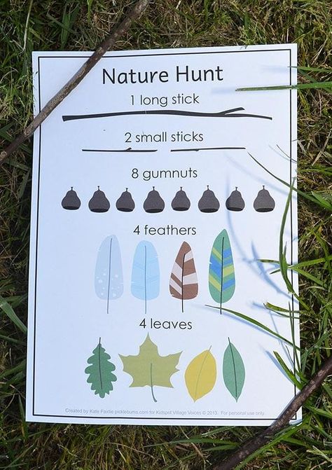 Nature Treasure Hunt - print out our list and get hunting! Treasure Hunt For Kids, Scavenger Hunt Printable, Nature Hunt, Treasure Hunt Clues, Children Education, Tree Study, Earth Day Crafts, Children Activities, Creative Curriculum