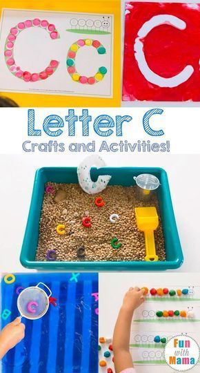 These free printable letter c crafts and activities are perfect for your toddler or preschooler letter of the week homeschool curriculum. Preschool Agenda, Kindergarten Kid, Letter C Activities, Letter C Crafts, Letter D Crafts, Alphabet Letter Activities, Learn Alphabet, Alphabet Letter Crafts, Alphabet Board