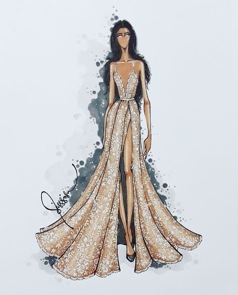 Party Wear One Piece, One Piece Fashion, Fashion Illustration Sketches Dresses, Sketches Dresses, Fashion Illustration Sketches, Illustration Sketches, Fashion Clothes, Art Illustration, Tunics