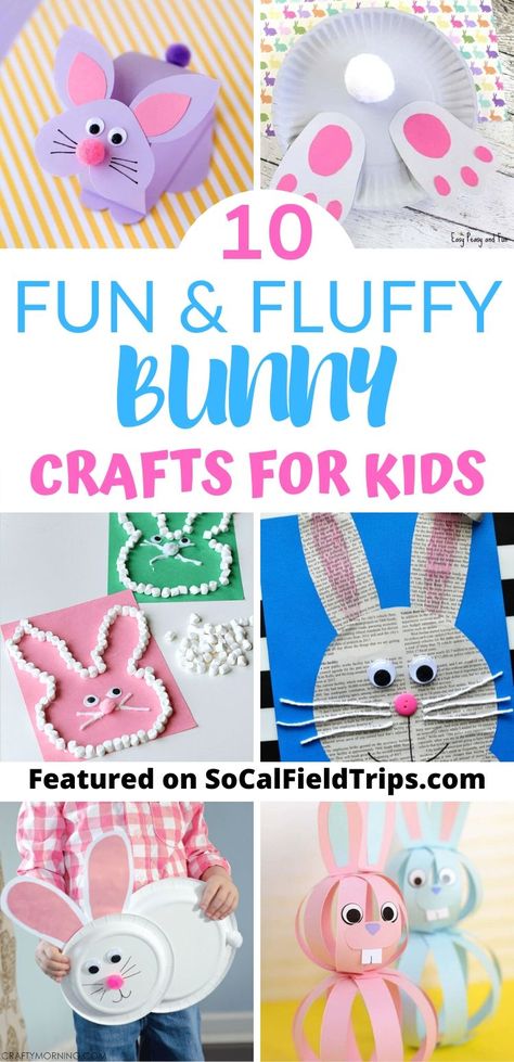 Paper Plate Rabbit, Bunny Crafts For Kids, Bunny Rabbit Crafts, Easter Craft For Kids, Toddler Twins, Easter Craft Activities, 3d Bunny, Easter Arts And Crafts, Rabbit Crafts