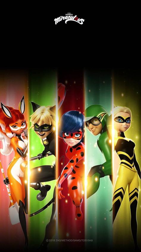 Miraculous ladybug wallpaper by Turtlepowerma - 91 - Free on ZEDGE™ Miraculous Ladybug, Cartoon Characters