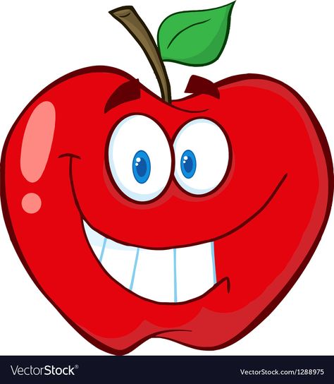 Apple Cartoon, Monsters Inc Boo, Apple Images, Funny Orange, Personalized Address Labels, Fruit Cartoon, Cartoon Clip, Cartoon Mascot, Red Pictures