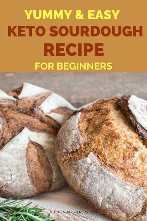 Low Carb Sourdough Bread Recipe, Keto Sourdough Bread, Keto Sourdough, Bread Recipes For Beginners, Beginners Bread Recipe, Gluten Free Sourdough Bread, Keto Bread Recipes, Recipes With Yeast, Sourdough Bread Starter