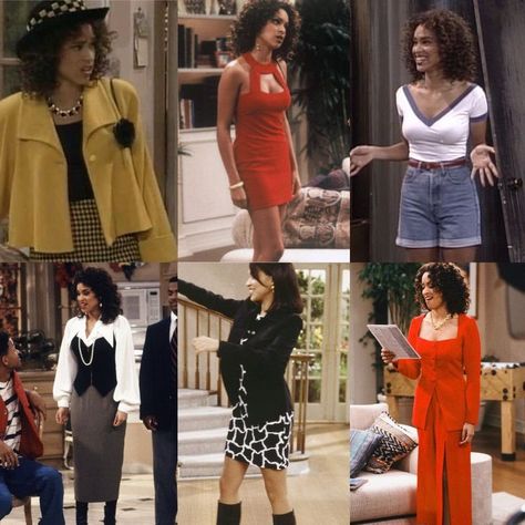 cin on Twitter: "choose a 90s fashion it girl… " Sitcom Fashion, Hilary Banks, Black 90s Fashion, 90’s Outfits, Fran Fine, 90s Inspired Outfits, 90s Fashion Outfits, Fresh Prince, 90s Outfit