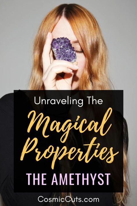 Learn how to use the magical properties of Amethyst in your life to make changes and live the life you desire. Discover why Amethyst has magical powers and the many different rituals that bring that magic forward. Amethyst magical properties, here we come! #magicalpropertiesofamethyst #amethystmagicalproperties https://cosmiccuts.com/blogs/healing-stones-blog/magical-properties-of-amethyst How To Cleanse Amethyst, What Does Amethyst Do, Magical Properties Of Amethyst, Properties Of Amethyst, Spiritual Natural Amethyst Stones, Healing Crystals Decor, Lavender Amethyst Geodes For Spiritual Use, Sleep Rituals, Healing Crystals Meanings