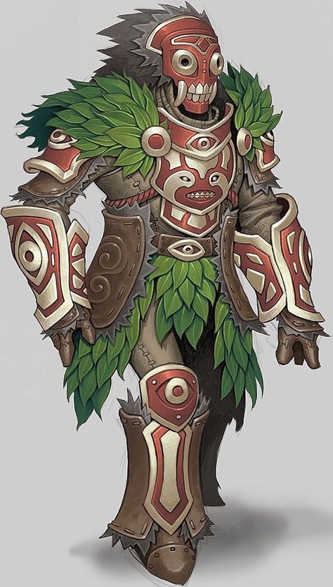 Demonic Samurai, Druid Armor, Fantasy Inspo, Bored Games, Armor Design, Forever Green, Aztec Art, 다크 판타지, Superhero Characters