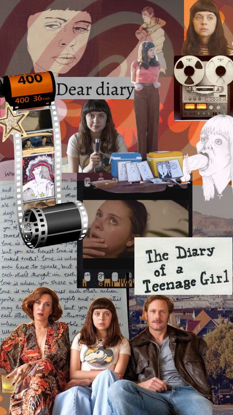 diary of a teenage girl Diary Of A Teenage Girl, The Diary, Movie Wallpapers, Iconic Movies, Book Art Drawings, Create Collage, Dear Diary, Motion Picture, Creative Play