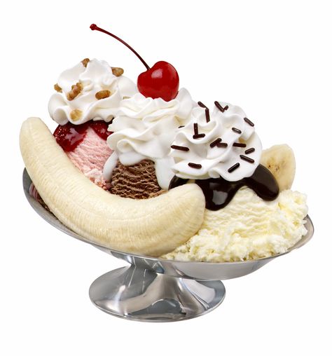 Nothing says, "Party!" like a delicious Banana Split! Heavenly Desserts, Strawberry Chocolate, Banana Boat, Mothers Day Brunch, Witch Outfit, Banana Split, Ice Cream Sundae, Cute Desserts, Tart Recipes