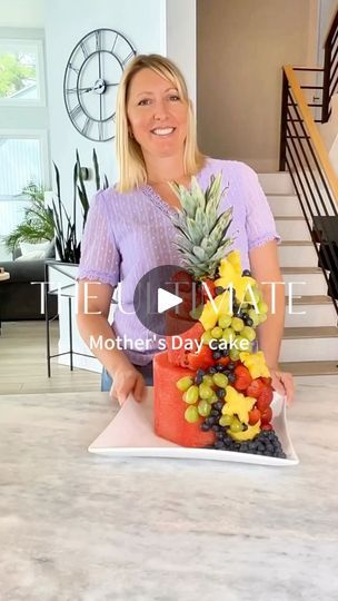 3.3K views · 68 reactions | Shop Here ➡️ https://liketk.it/4F0CN                                      The Ultimate Mothers Day Cake - A Healthy and Beautiful Fruitcake. Watermelon Fruit Cake Tutorial. This “cake” was so fun to make and honestly easy. It made a perfect Mother’s Day dish. Like & Follow for more inspo!  #howto #fyp #cakedecorating #cakedesign #reelitfeelit #mothersdaycake #reelitfeelit #watermeloncake #diy #ltk #mothersday #watermelon #viralvideos #cakeart #fypシ | ShannyKate | Tyrone Wells · Good Love Watermelon Fruit Cake, Watermelon Cake, Mothers Day Cake, Fresh Watermelon, Watermelon Fruit, Fruit Platter, Best Appetizers, Cake Tutorial, Fruit Cake