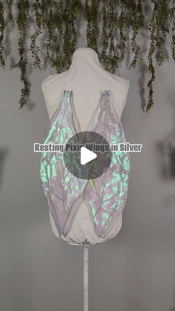 Organza Fairy Wings, Adult Fairy Costume Diy, Water Fairy Costume, Iridescent Organza, Adult Fairy Costume, Fairy Costume Diy, Fairy Wings Costume, Pixie Wings, Magical Clothes