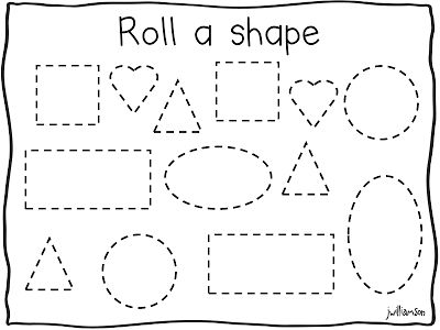 shapes practice...roll a shape! Graphing Preschool, Math Sort, Prek Teacher, Reader Response, Apple Unit, 2d And 3d Shapes, Prek Math, Not Surprised, Shape Games