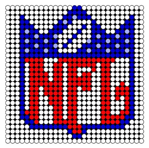 perler+bead+football+patterns | Visit kandipatterns.com Perler Bead Patterns Football, Nfl Pixel Art, Kandi Cuffs, Beaded Banners, Crochet Graph, Cross Stitch Fonts, Pony Bead Patterns, Football Wall, Perler Bead Templates