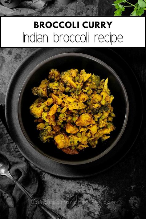 Indian Broccoli, Stir Fry Broccoli, Indian Gravy Recipe, Broccoli Curry, Recipe Broccoli, Broccoli Side Dish, Vegetarian Platter, Curry Indian, Easy Vegetable Recipes