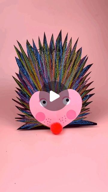 Hedgehog Activities For Toddlers, Hedgehog Craft Preschool, Coloring Crafts For Kids, Hedgehog Craft For Kids, Preschool Crafts Activities, Hedgehog Crafts, Preschool Craft Activities, Animal Activities For Kids, Hedgehog Craft