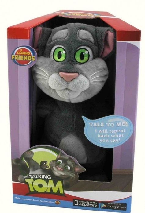 Get your very own Talking Tom, just like the popular app, Tom repeats you in his own tone of voice. http://www.pricerunner.co.uk/cl/72/Toys#search=talking+tom&q=talking+tom&sort=4 Everest Paw Patrol, Giveaway Gifts, Talking Back, Cat Plush Toy, Talking Tom, Free Digital Scrapbooking, Teddy Bear Stuffed Animal, Teddy Bear Plush, New Toys