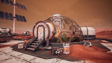 ArtStation - Mars Research Station | Operation Enigma Research Station, Spaceship Interior, Master Degree, Games Design, First Year Student, Spring Semester, Group Project, Level Design, Main Characters