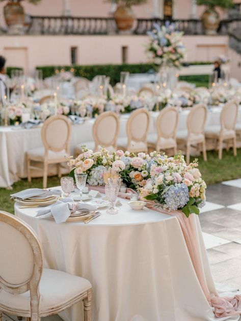 Soft Colors Wedding, Muted Colorful Wedding Flowers, Circle Reception Table, Pastel Wedding Flowers Table, Pastel Flowers Wedding Decoration, Candlestick Centerpiece Wedding Round Table, Neutral Pastel Wedding, Wedding Reception Linens, Sage Wedding Centerpieces Round Table