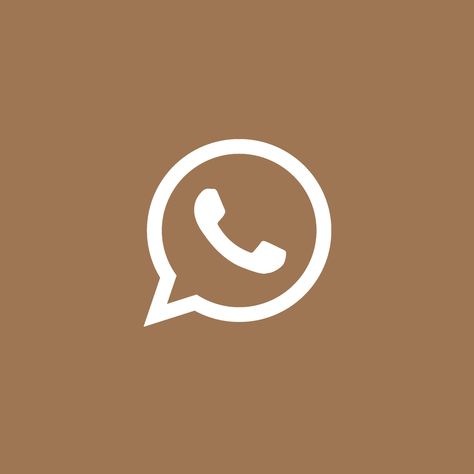 #brown #icon #appicon #whatsappappicon #whatsapp Whatsapp Brown Logo, Brown Photo Icon, App Icon Ideas, Whatsapp Widget, Braun Logo, Whatsapp App Icon, Whatsapp App, App Ikon, Whatsapp Logo