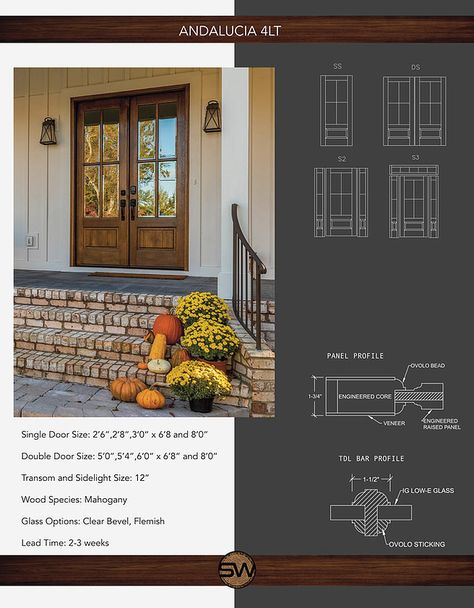 ALL STOCK DOORS | Southwood Doors Grand Entry Doors, Double Entry Door, Mahogany Entry Doors, Prehung Exterior Door, Mahogany Wood Doors, Entry Door With Sidelights, Wood Front Door, Double Doors Exterior, Internal Glass Doors