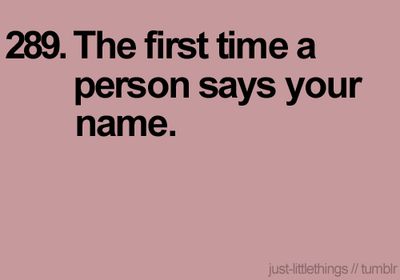 Just Little Things, All The Small Things, Say My Name, Totally Me, Reasons To Smile, I Can Relate, Simple Pleasures, Small Things, Happiness Is