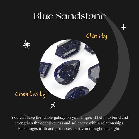 Blue sandstone is a stunning man-made gemstone known for its deep blue color and sparkly appearance, reminiscent of a starry night sky. You can have the whole galaxy on your finger.🌌 It helps to build and strengthen the cohesiveness and solidarity within relationships.Encourages truth and promotes clarity in thought and sight. If you are also fascinated by blue sandstone, contact me for more🌈 #fpyシ #uniquering #ringmakers #viraljewelry #trendingjewellery #bluesandstone #bluesandstones #blu... Blue Sand Stone, Blue Sandstone, Deep Blue Color, A Starry Night, Starry Night Sky, Crystal Meanings, Blue Gems, Blue Jewelry, Energy Crystals