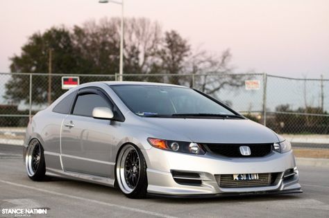 Slammed & Boosted. | StanceNation™ // Form > Function 2010 Honda Civic Coupe, Honda Civic 1995, Civic Jdm, Honda Civic Si Coupe, Honda Civic Vtec, 2006 Honda Civic, Honda Civic Car, Honda Civic 2012, Civic Car