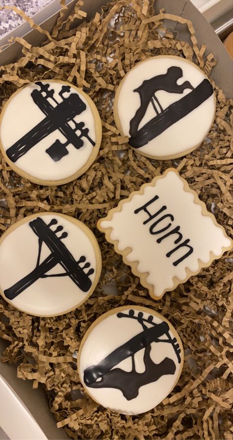 Lineman Theme Party, Lineman Graduation Party Ideas, Journeyman Lineman Party, Lineman Birthday Cake, Lineman Cookies Decorated, Lineman Top Out Party, Lineman Cake Ideas, Lineman Graduation Party, Lineman Party Decorations