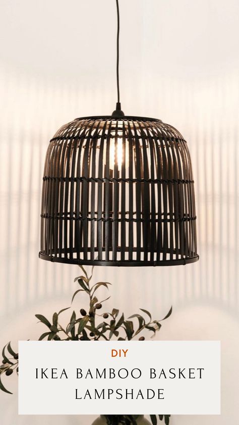 DIY Ikea Hacks Basket Lamp Shade DIY Basket Lamps Hanging Ikea Basket Light, Ikea Lamp Shade Hack, Diy Basket Lamp, Ikea Lampshade Hack, Diy Basket Chandelier, Basket Lights Hanging, Diy Basket Lamp Shade, Ikea Basket Hack, Diy Pendant Lamp Shade