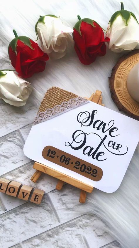 Wedding Save The Date Templates, Save The Date Background Design, Aesthetic Save The Date, Save The Date Ideas For Weddings, Shadi Mubarak, Save The Date Posters, Save The Date Photo Ideas, Save The Date Ideas, Birthday Background Design