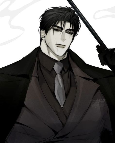 Guys Body Drawing, Mafia Anime Men, Soft Boy Drawing, Mafia Manhwa, Mafia Oc Male, Mafia Drawing, Mafia Man, Male Art Reference, Dark Romance Books