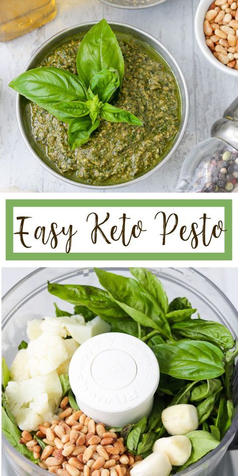 Vegan Whole 30, Keto Pesto, Make Pesto, Keto Friendly Desserts, How To Make Pesto, Homemade Pesto, Low Carb Lunch, Italian Recipes Authentic, Keto Recipes Dinner