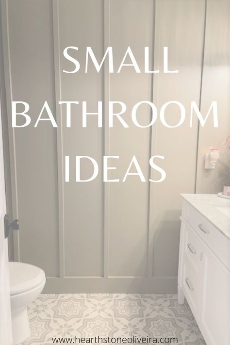 It’s always fun starting off the New Year with a small room makeover. It’s amazing how a little paint can completely transform a room, and I am feeling SO inspired to spruce up some other rooms in my home. We decided to freshen up our first-floor powder room right before the holidays. Update Small Bathroom, Small Half Bathroom, Small Bathroom Inspiration, Small Full Bathroom, Small Room Makeover, Powder Room Remodel, Half Bathroom Decor, Small Bathroom Colors, Outdoor Bathroom