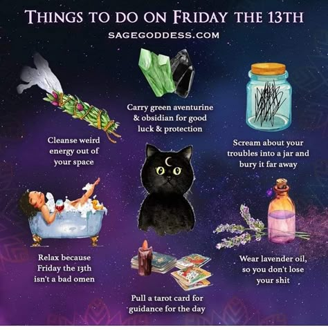 Things To Do On Friday, Best Cleanse, Gemstones Chart, Happy Friday The 13th, Witch Rituals, Real Witches, Which Witch, Friday 13th, Witch Spirituality