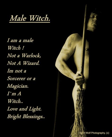 Male Witches are particularly fond of going 'Skyclad'....until they reach a 'certain age'. Pagan Magick, Sacred Masculine, Wiccan Art, Male Witch, Energy Consciousness, Black Magick, Wolf Photography, Witchy Wallpaper, Pagan Witch