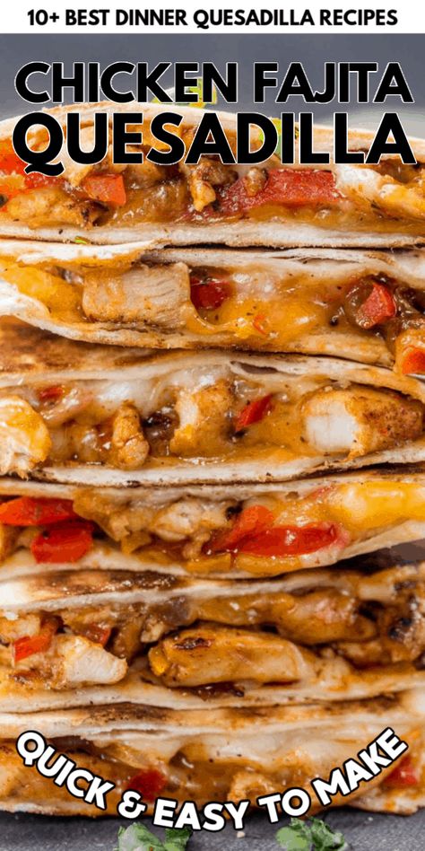 Loaded Quesadilla Recipes, Tacos And Quesadillas, Casidilla Recipes Quesadillas, What To Eat With Quesadillas, Quesadilla Maker Recipes Ideas, Philly Quesadilla, Quessidla Recipes, Quesidias Recipes, Loaded Quesadilla