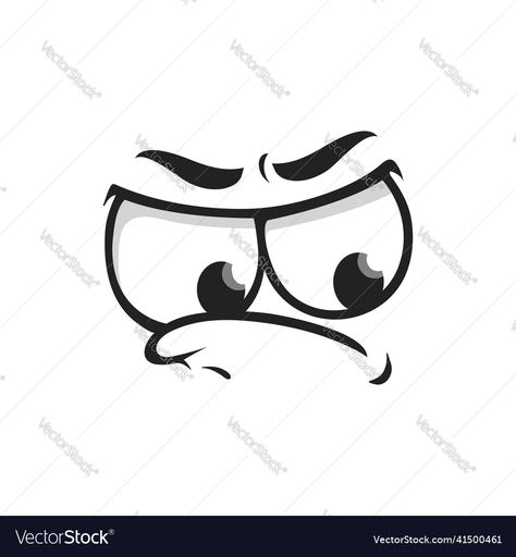 Grumpy Face Facial Expressions, Vector Face, Grumpy Face, Model Sheet, Face Facial, Face Reference, Facial Expression, Facial Expressions, Design Model