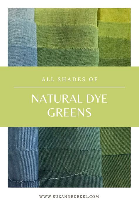 Natural Green Dye, All Shades Of Green, Eco Dyeing Fabric, Tinta Natural, Flower Dye, Fabric Dyeing Techniques, Diy Dye, Dyeing Fabric, Natural Dye Fabric