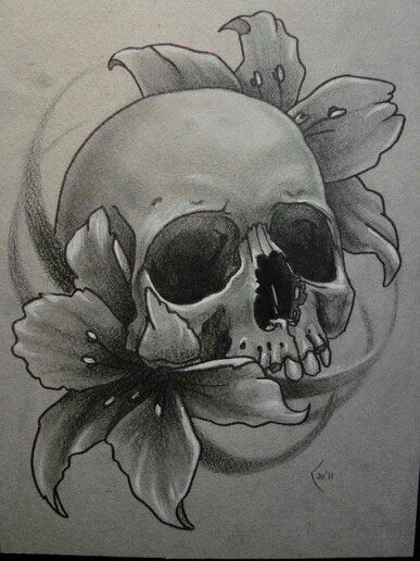 . Small Skull Tattoo, Skull Tattoo Flowers, Skulls Tattoo, Skull Rose Tattoos, Butterfly Skull, Wild Art, Skull Art Drawing, Nordic Tattoo, Skulls Drawing