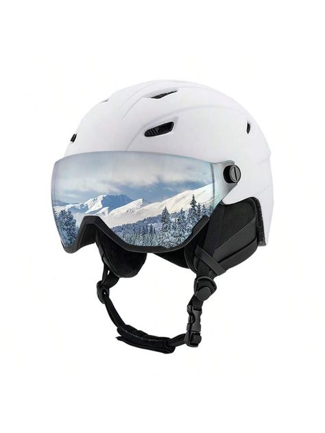 Snowboard Helmet, Ski Helmet, Purple Collar, Pink Collars, Winter Sports, White Collar, Snowboarding, Goggles, Skiing