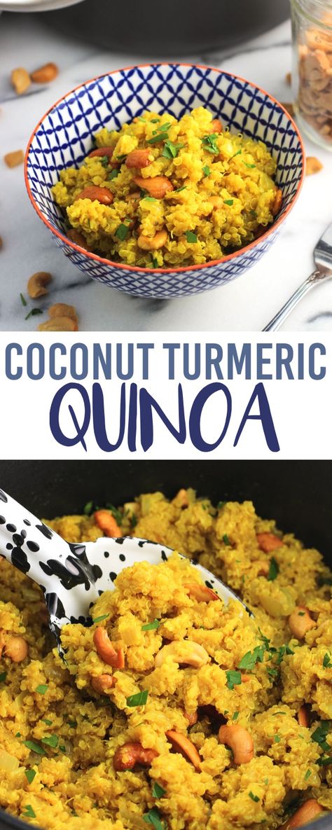 Turmeric Quinoa, Healthy Side Dish, Healthy Side, Healthy Sides, Quinoa Recipes, Healthy Side Dishes, Healthy Nutrition, Nutrition Recipes, Fresh Herbs