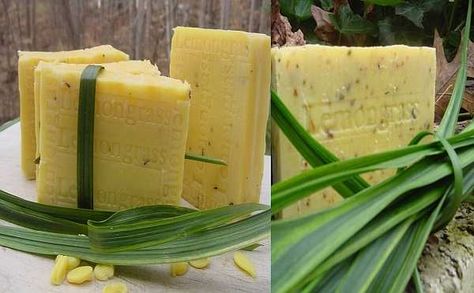 Lemongrass or Citronella Recipe Citronella Soap Recipe, Citronella Soap, Lemongrass Soap, Soap Suds, Savon Diy, Bath Stuff, Herbal Soap, Essential Oil Blends Recipes, Colour Trends