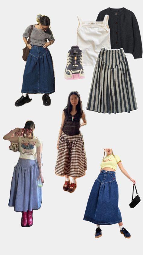 I want one of these skirts so bad❤️‍🔥 Waist Skirt Outfit, Skirt Styling, Kibbe Romantic, Drop Waist Skirt, Upcycled Fashion, Skirt Outfit, Cute Simple Outfits, Daily Look, Drop Waist