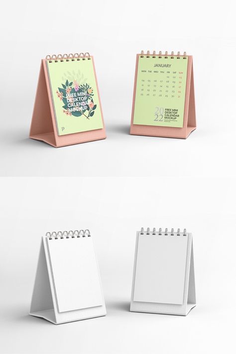 Calendar Mockup Free, Desktop Calendar Design, Mockup Design Ideas, Desk Calendar Mockup, Calendar Mockup, Mini Desk Calendar, Table Calendar, Branding Tools, Print Planner