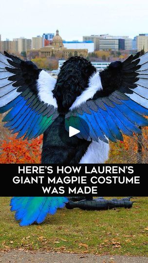 181K views · 18K reactions | Here’s how I made my giant #Magpie #HalloweenCostume !!! 🐦🪺 This l took 100 hours & features 119 hand crafted foam feathers. 🪶 Enjoy the CAW-stume!

What do you think, would you recreate it?! 😝 - @hunterathome 

#yeg #edmonton #magpiecostume #birdcostume #halloween2024 #diycostume | Lauren Hunter Paper Dresses, Bird Costume, Paper Dress, Cute Costumes, Foam Crafts, Magpie, Diy Costumes, Halloween Makeup, Paper Dolls