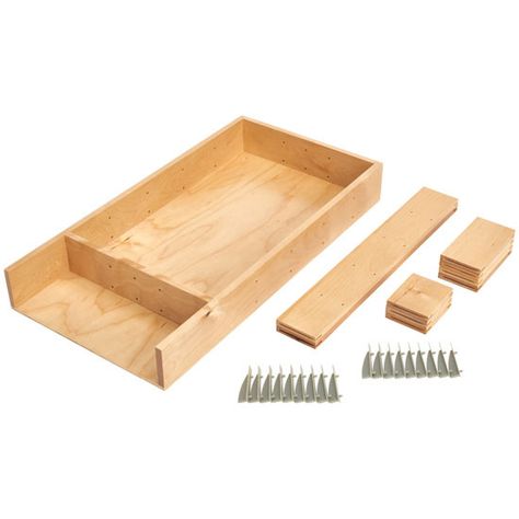 Wood Cutlery Insert Silverware Storage No Drawer Wood, Cutlery Drawer Organization, Wood Cutlery, Kitchen Drawer Organizers, Utensil Drawer Organization, Cutlery Drawer, Fitted Cabinets, Utensil Drawer, Kitchen Storage Space