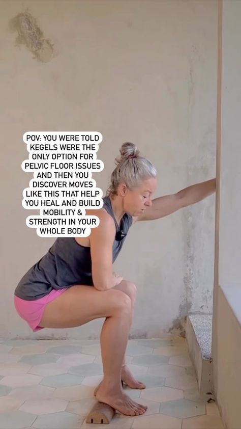 Petra ⚡️Movement For All Bodies | Start here for a better squat! . Squatting can be so great for our pelvic floor, hip joints, knees & ankles - but what if you’re struggling… | Instagram Squats For Pelvic Floor, Pigeon Split Squats, Pelvic Floor Muscle Exercise, Pelvic Floor Exercises, Floor Exercises, Body Movement, Floor Workouts, Yoga Stretches, Flexibility Workout