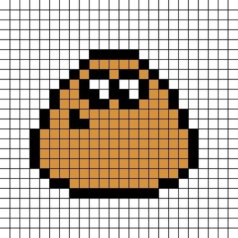 Funny Perler Bead Patterns, Pixel Art Animals, Square Drawing, Art Spiderman, Piskel Art, Perler Ideas, Easy Pixel Art, Pixel Art Templates, Pixel Drawing